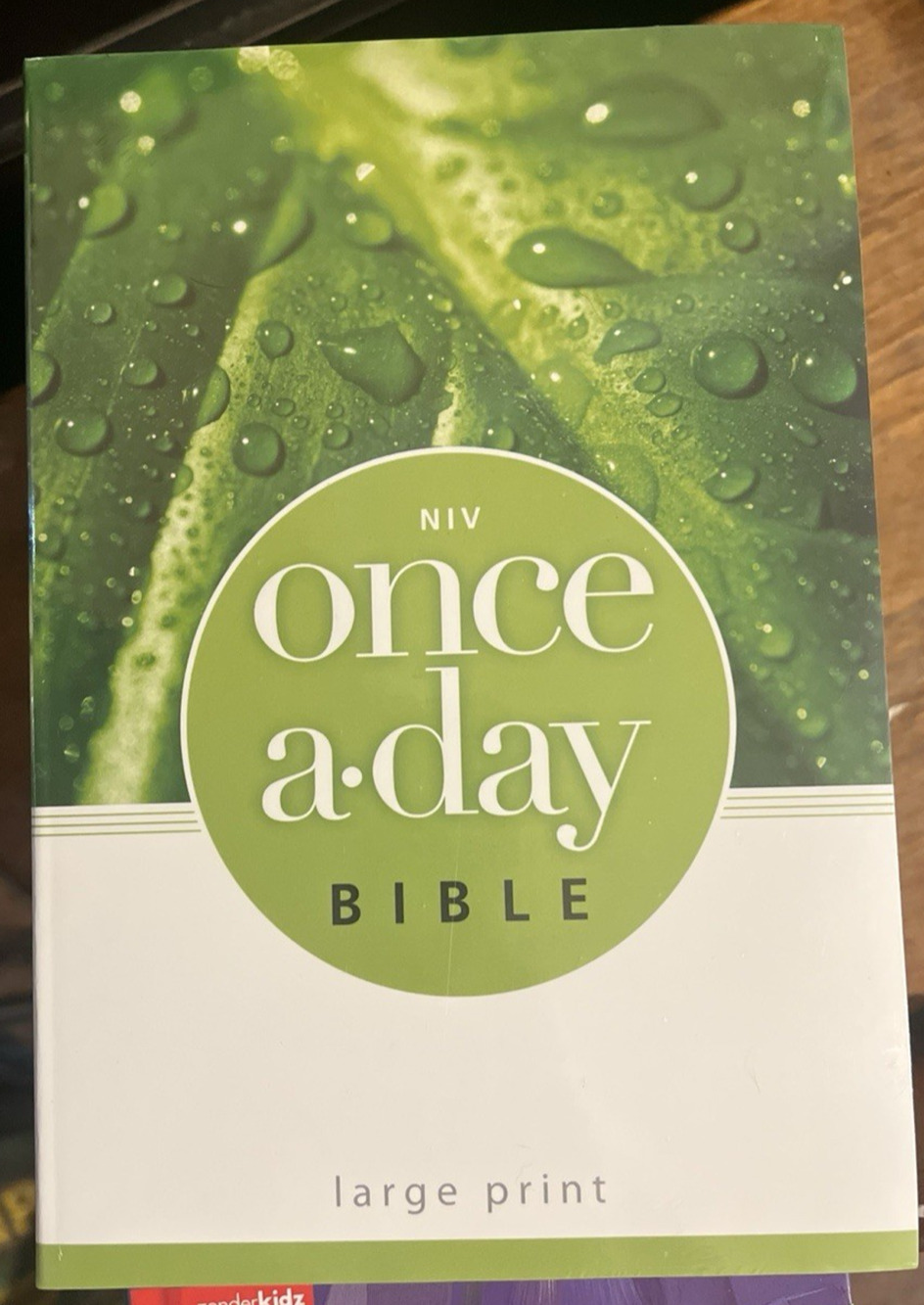 NEW SEALED Once-A-Day Bible-NIV by Zondervan Large Print